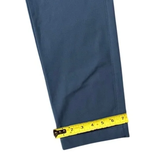 Tracksmith Mens Running Pants Slate Blue Pleated Tapered Track Trousers Large - Picture 8 of 15
